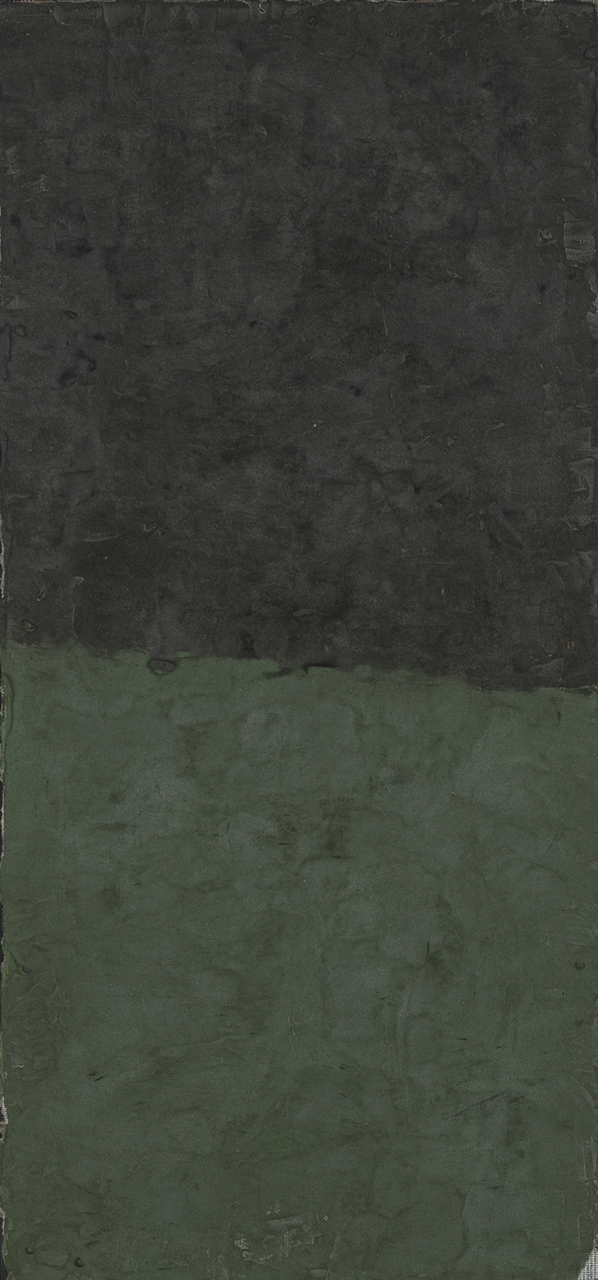 Untitled (black over green)